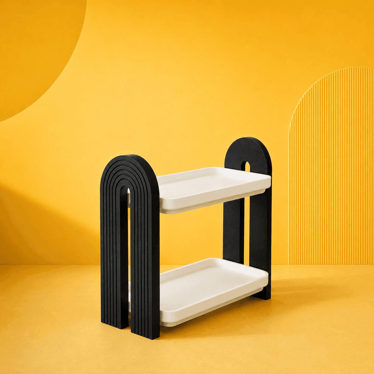 Prateleira em Arco | Organizador Decorativo 2 Andares