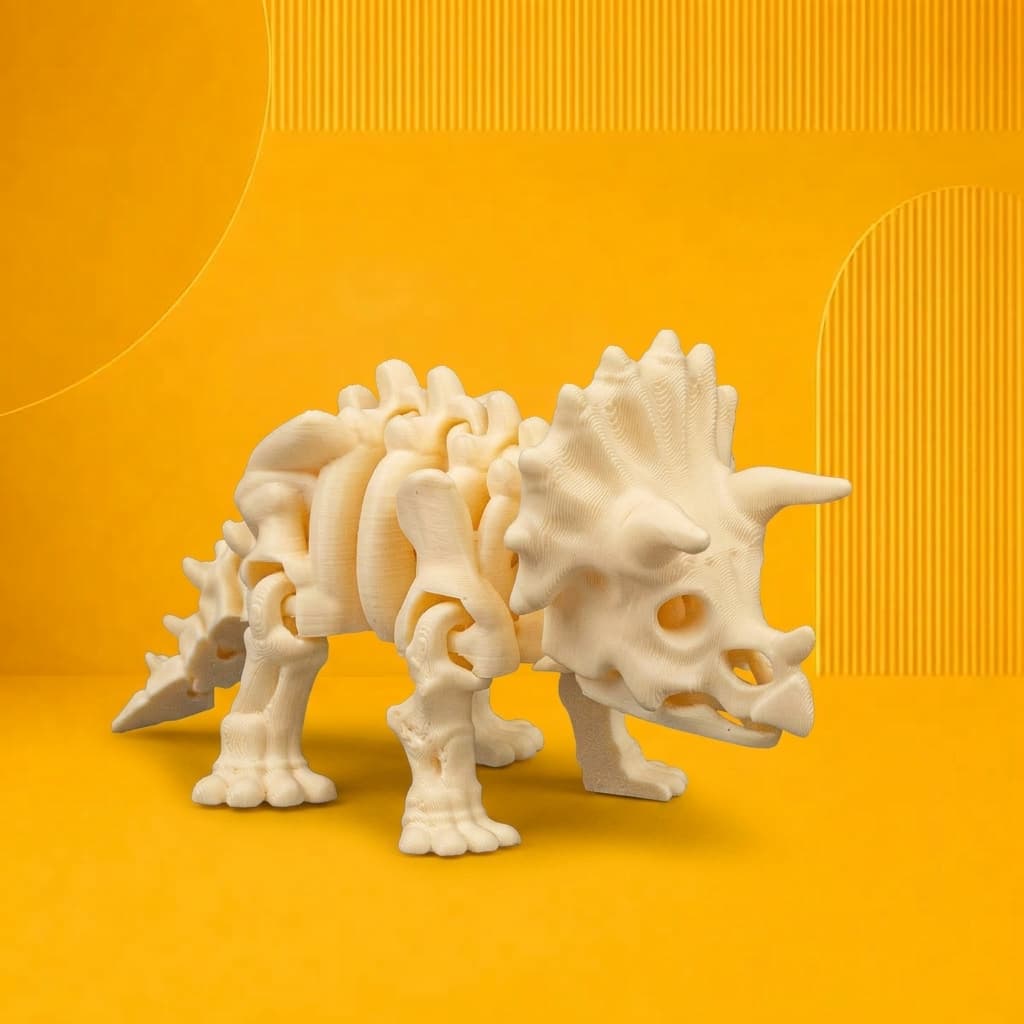 Esqueleto Triceratops Miniatura Dinossauro | Decoração e Coleção | producao autoral