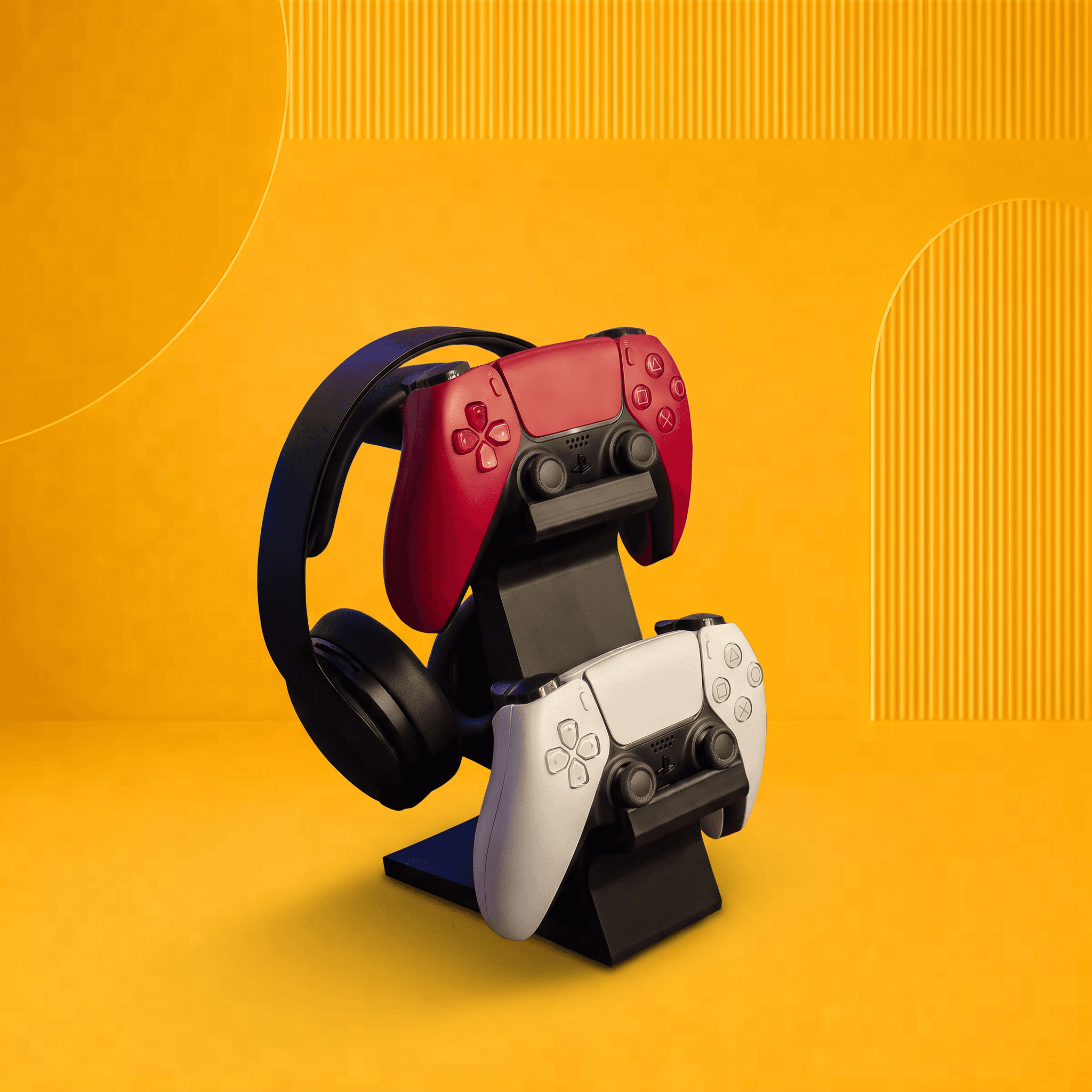 Suporte 2 em 1 para Headset e Controle Gamer | producao autoral