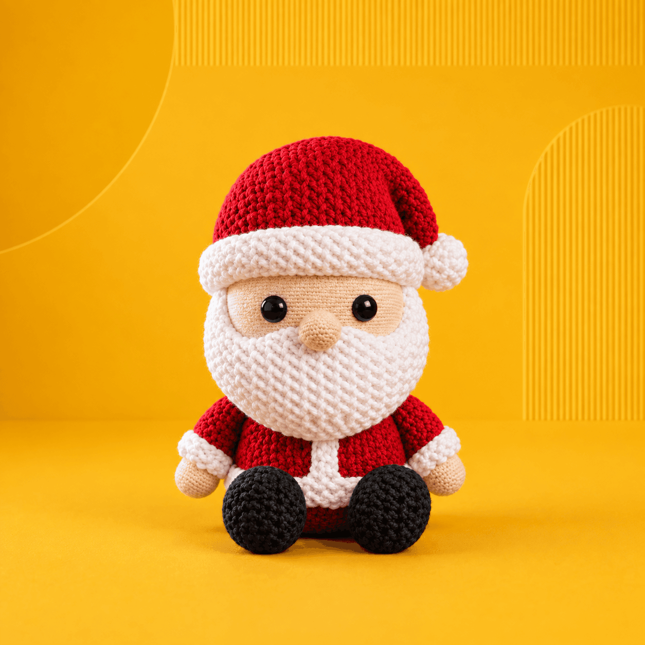 Mini Papai Noel Decorativo 6cm para Natal - Noel Festivo em Vermelho e Branco